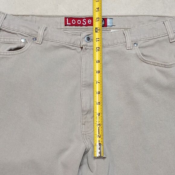 Vintage 90s Levi's Silvertab Made in USA Loose Y2K Jeans Size 38x32 (Fits 36x31) - Picture 12 of 13